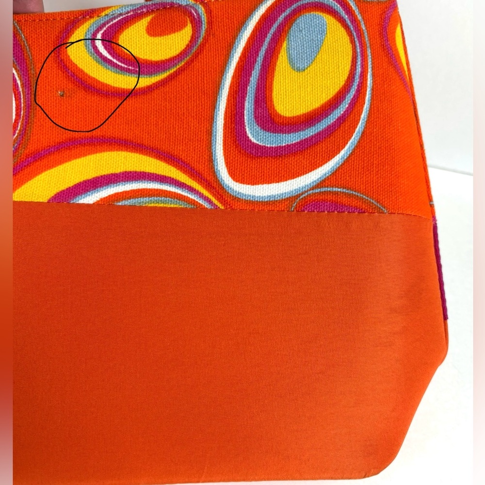 kate spade Orange & Pink Canvas Bow Tote - Picture 5 of 15
